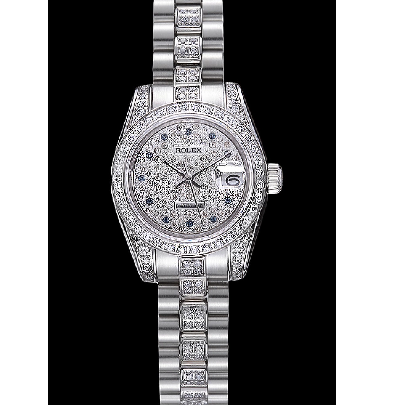 AAA replica watch Rolex Steel 622021 DateJust Dial Swiss Stainless Diamond 0601
